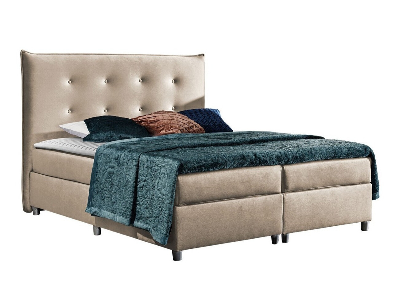 Boxspringbett Titulus (Uttario Velvet 2979)