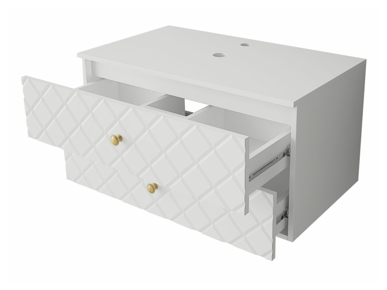 Badezimmer-Set Merced E103 (Weiss)