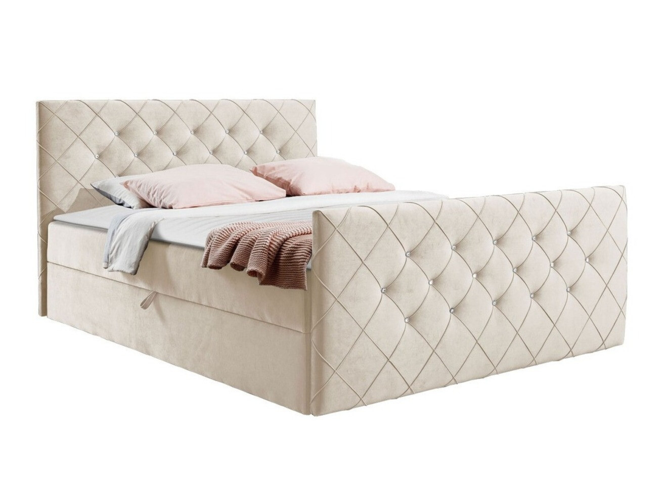 Boxspringbett Carmen (Amor Velvet 4304)