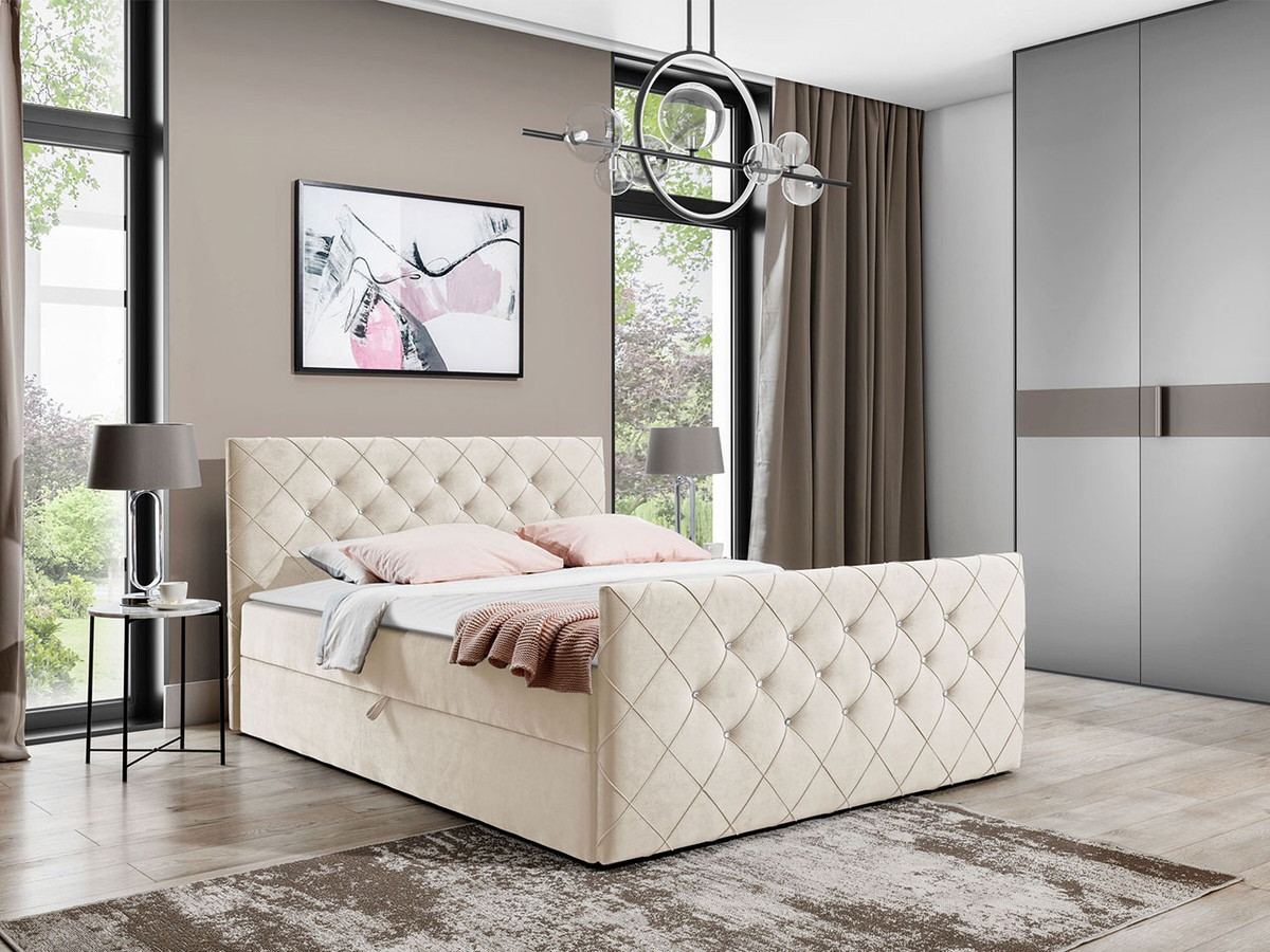 Boxspringbett Carmen (Amor Velvet 4304)
