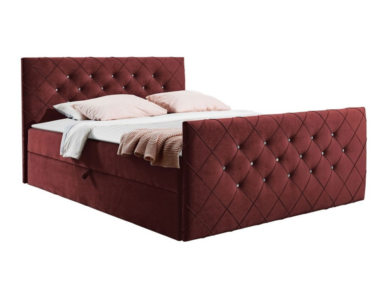 Boxspringbett Carmen (Amor Velvet 4306)