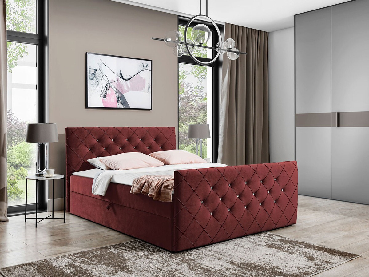 Boxspringbett Carmen (Amor Velvet 4306)