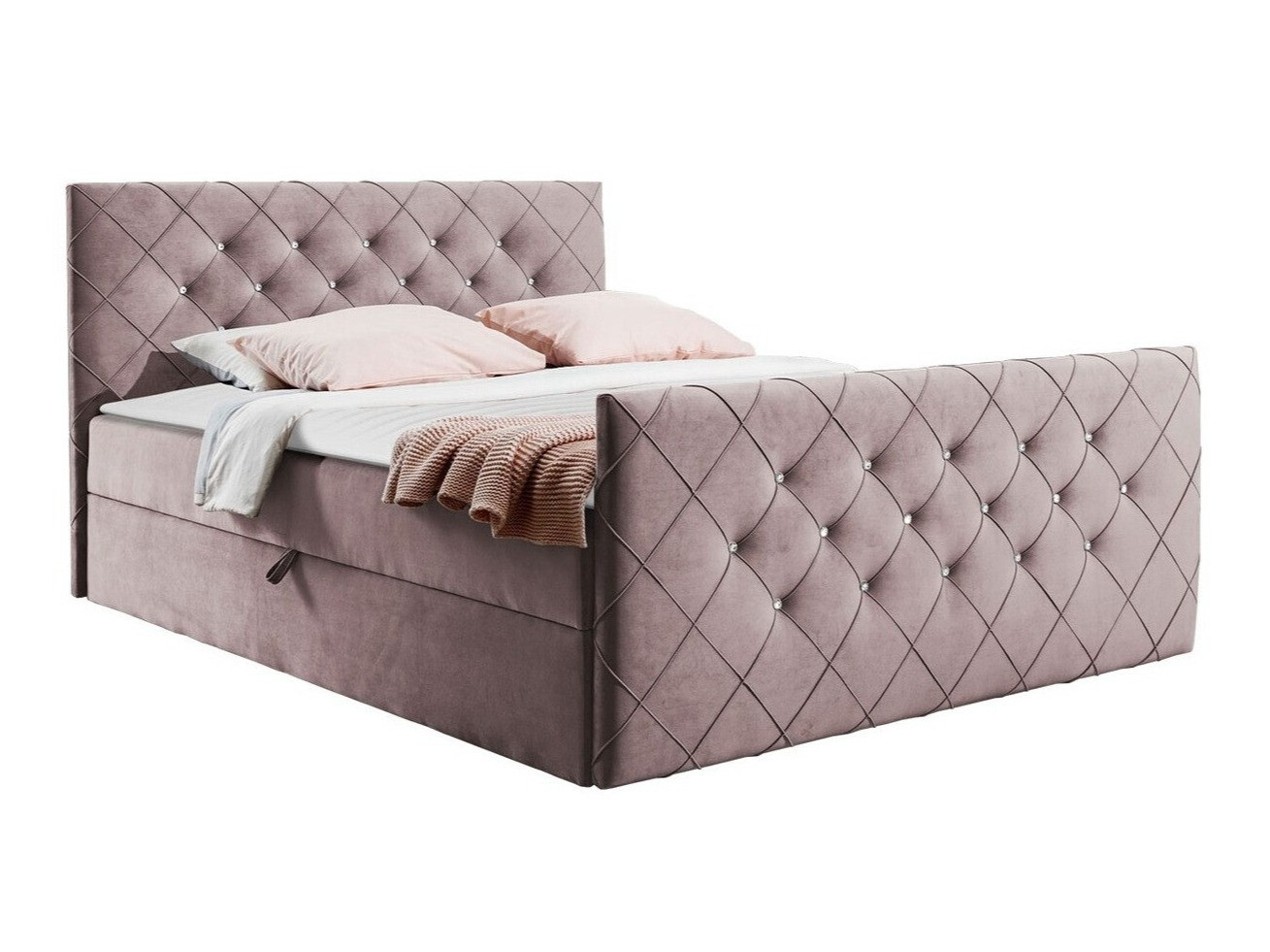 Boxspringbett Carmen (Amor Velvet 4308)