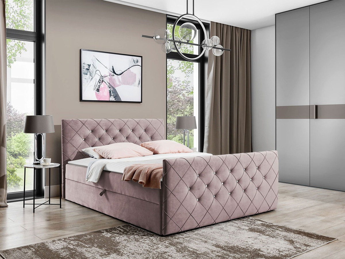 Boxspringbett Carmen (Amor Velvet 4308)