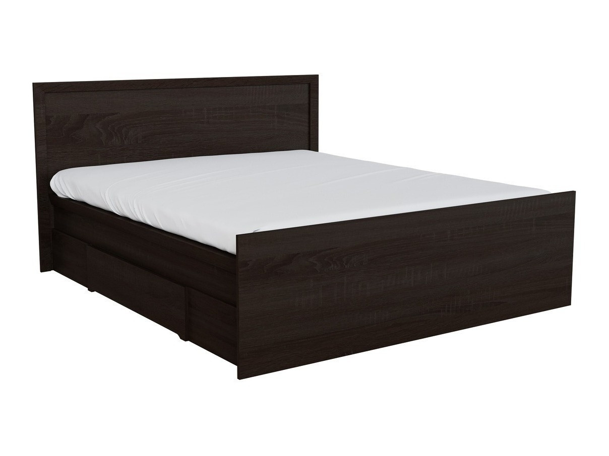Bett Elialo 124 (Sonoma-Eiche dunkel)