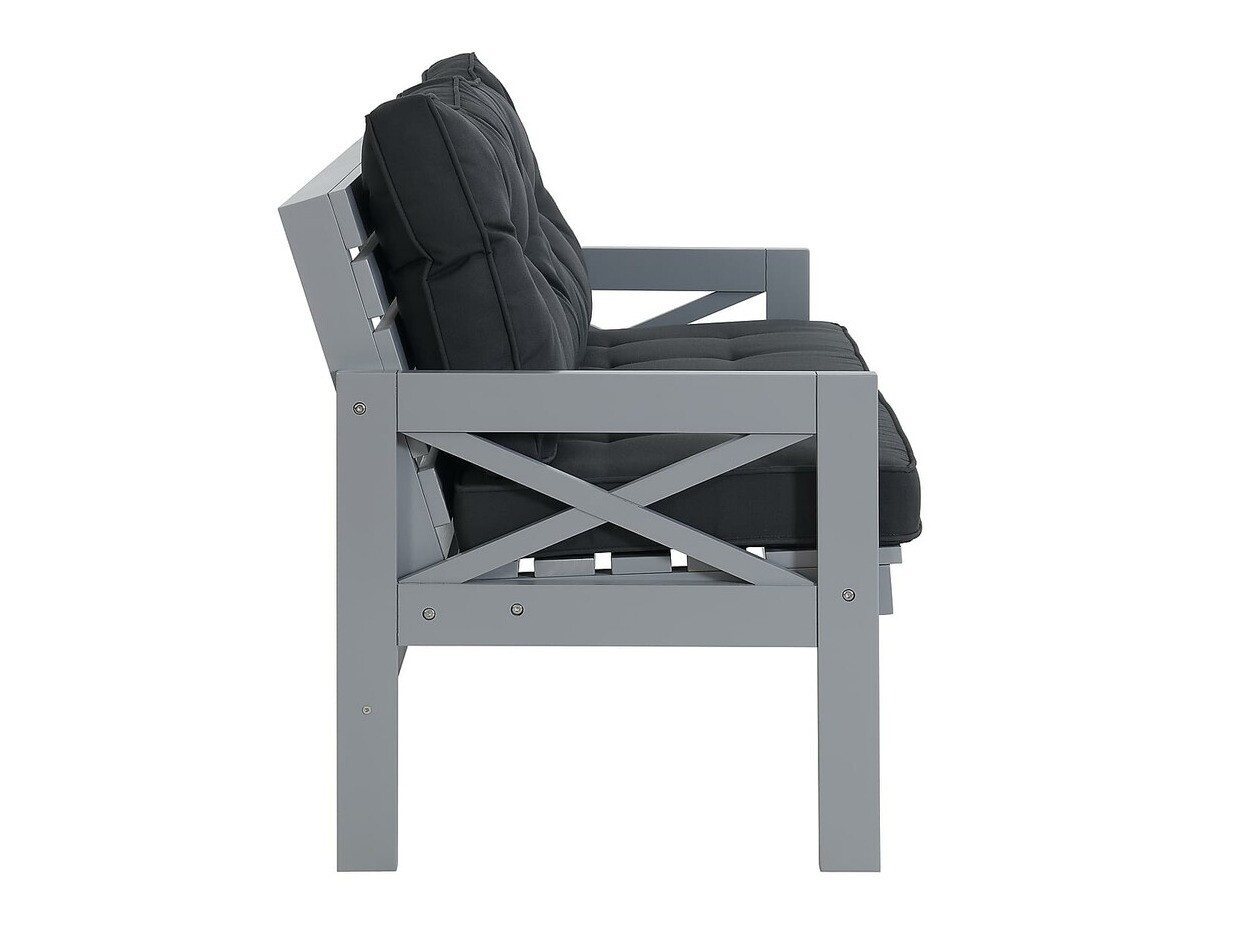 Gartensofa-Sofa Chicago 1876 (Grau)