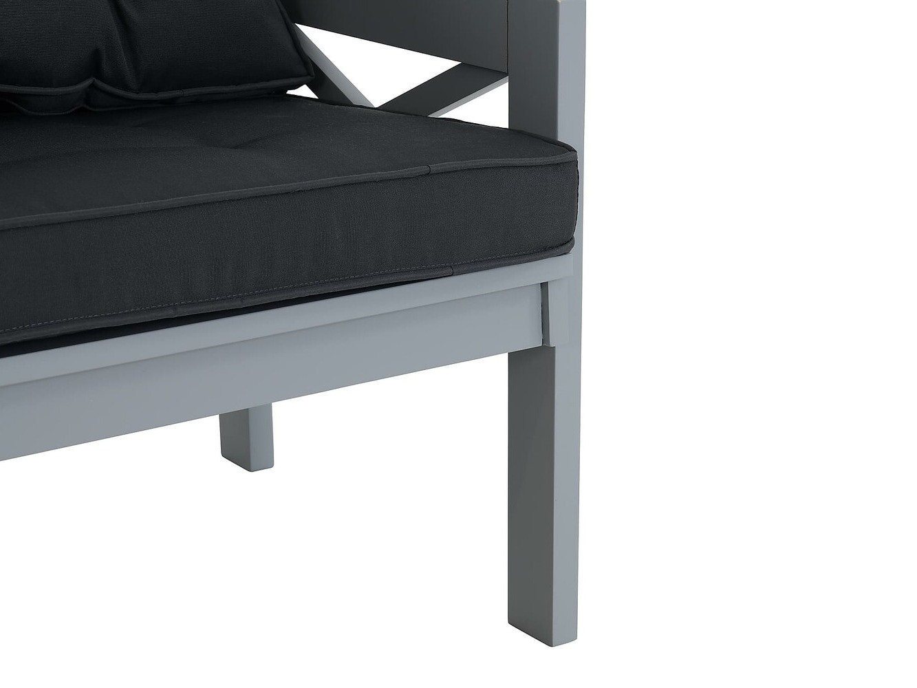 Gartensofa-Sofa Chicago 1876 (Grau)