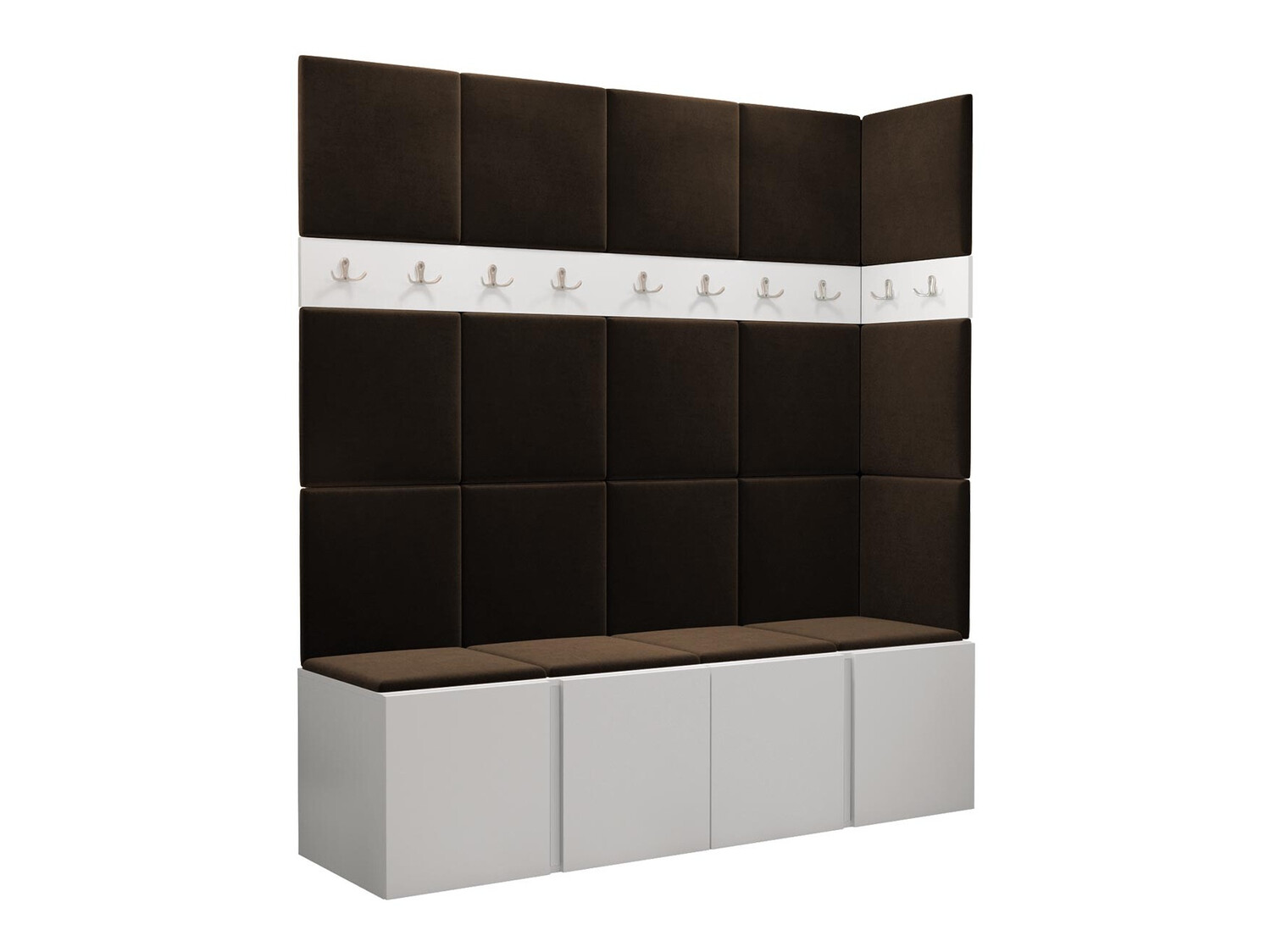 Flurgarnitur Pinis II (Weiss)