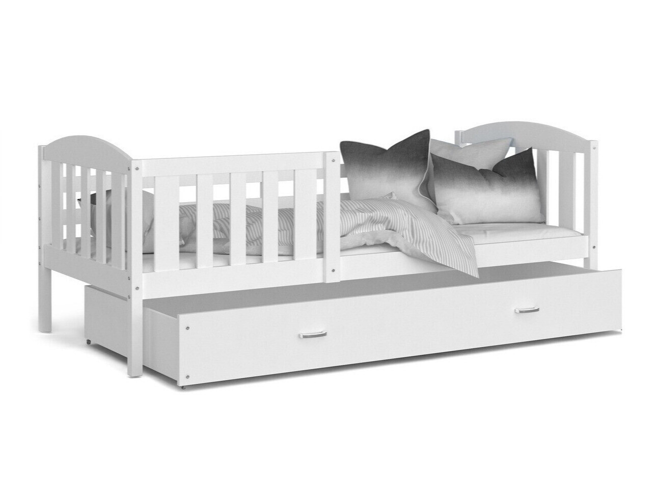 Bett Aurora 126 (Weiss)