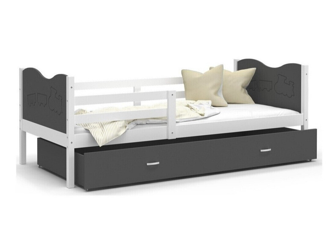 Bett Aurora 162 (Grau)