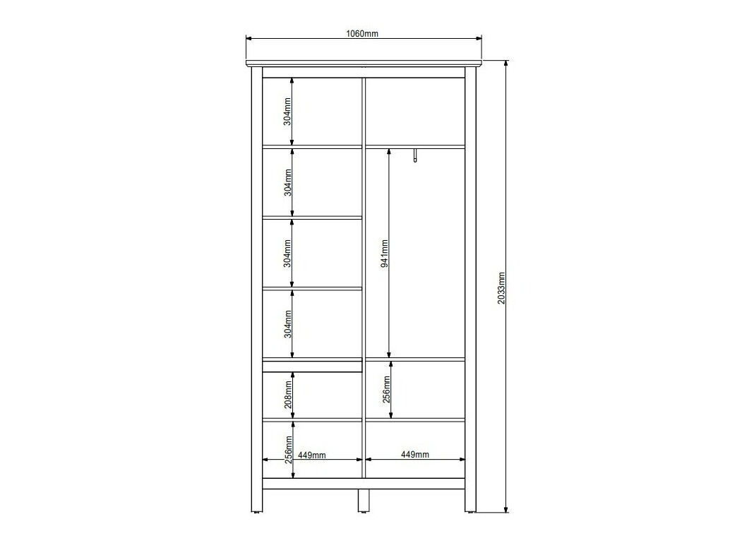 Kleiderschrank Sordoro 128 (Graphit + Artisan Eichenholzoptik)