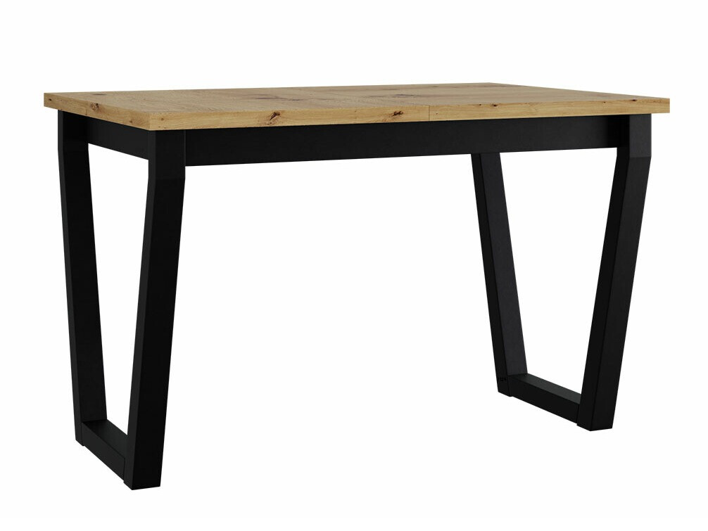 Tisch Victorville 301 (Schwarz + Artisan-Eiche)