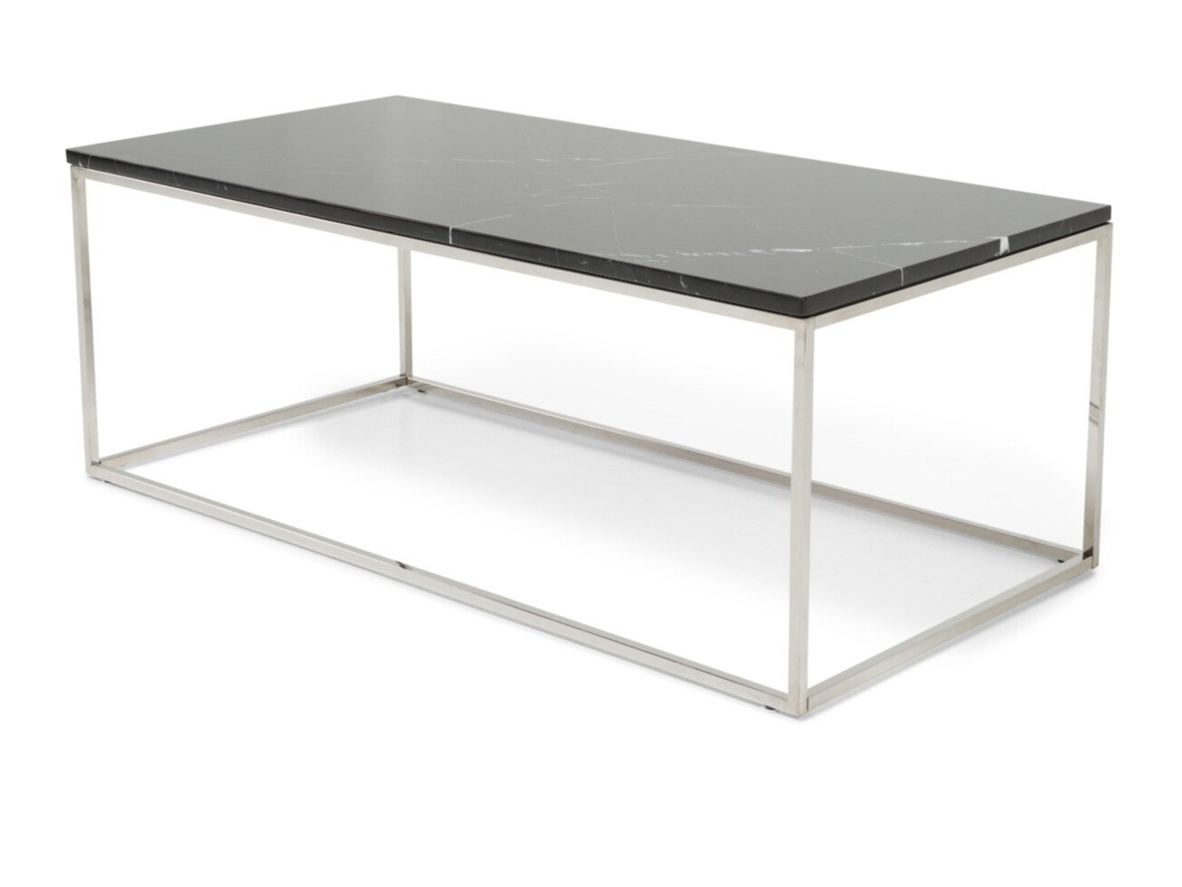 Couchtisch Scandinavian Choice 672 (Schwarz + Silber)