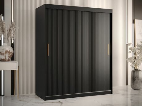Kleiderschrank Hartford 399 (Schwarz)