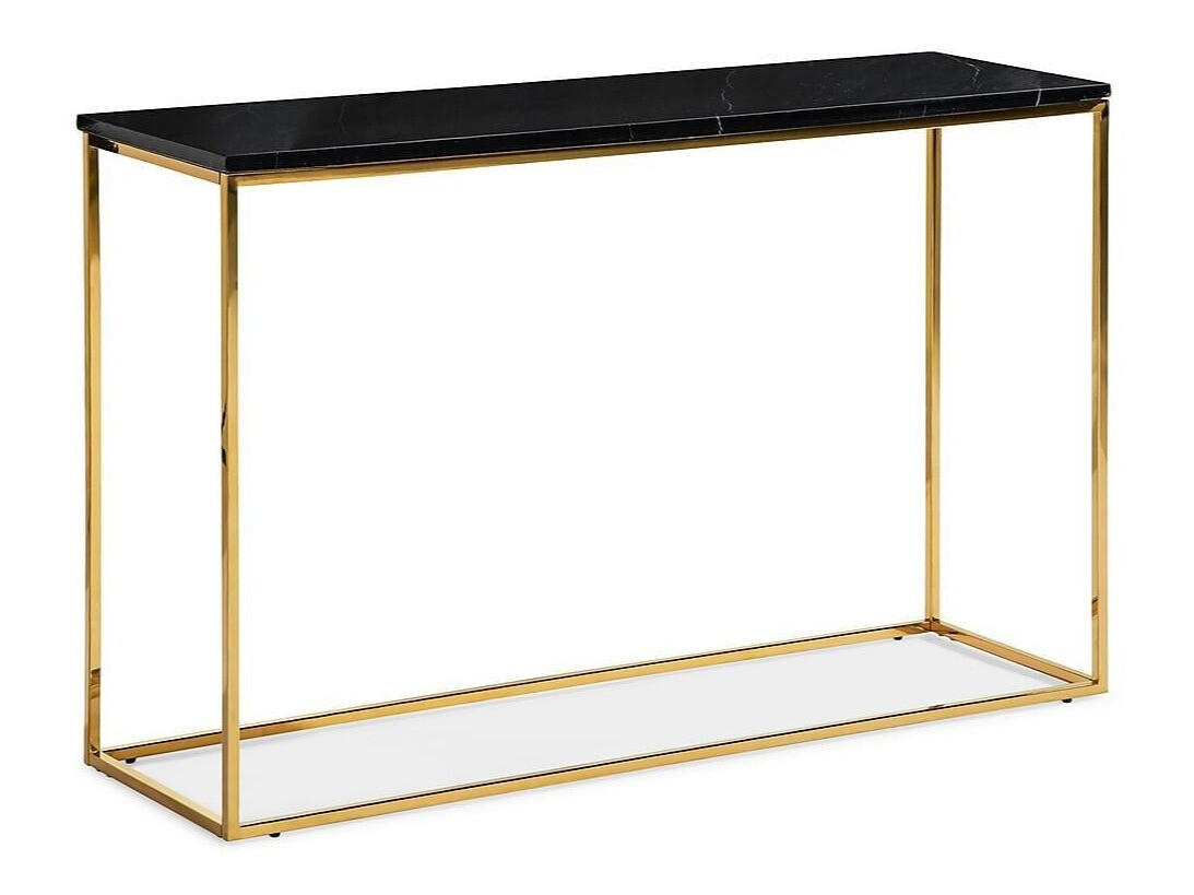 Konsolentisch Concept 55 147 (Schwarz + Messing)