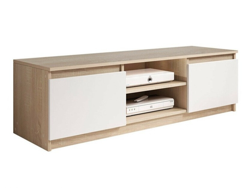 TV-Möbel Sarasota 139 (Sonoma-Eiche + Weiss)