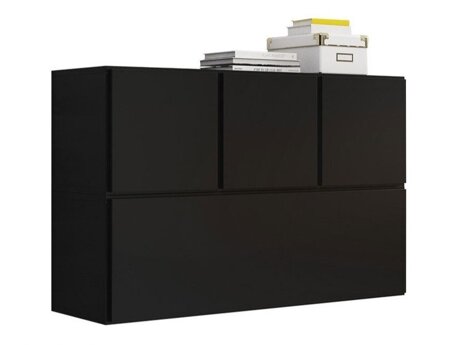Schränke im Set Corbele 118 (Schwarz)