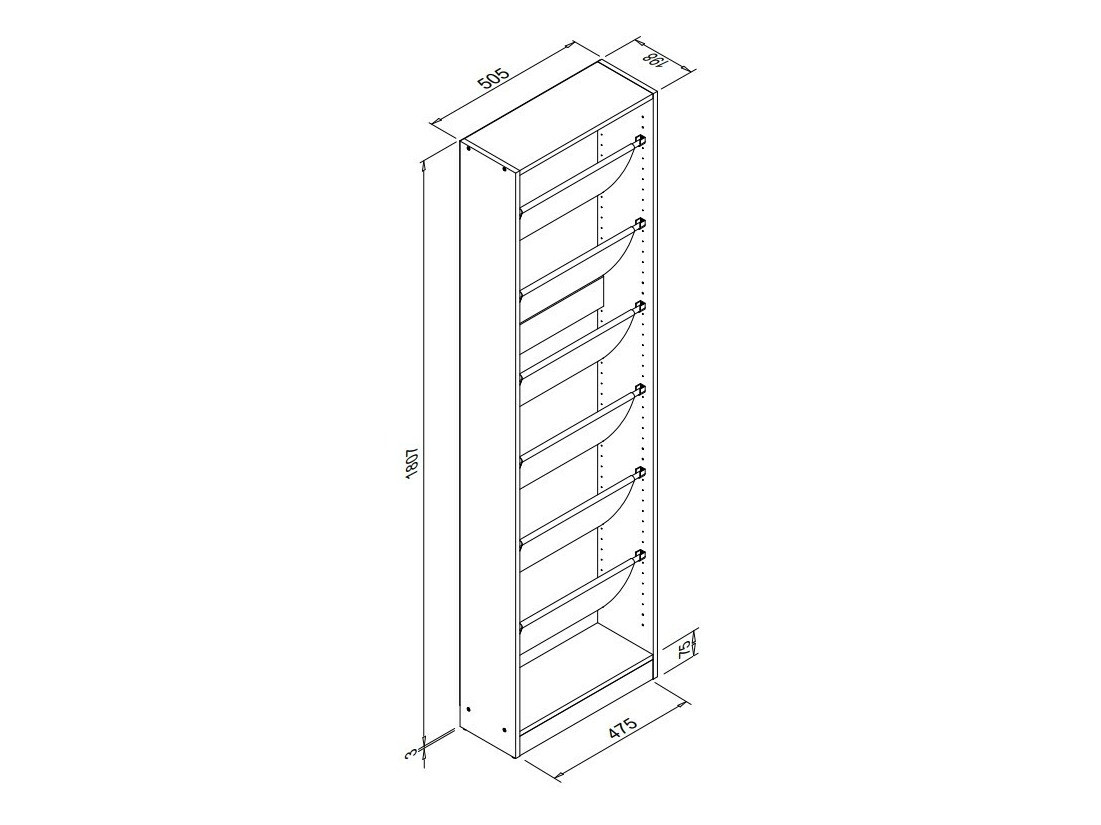 Schuhregal Findlay 177