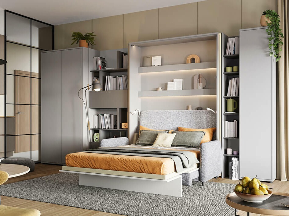 Kleiderschrank Concept Pro Lenart (Weiss)