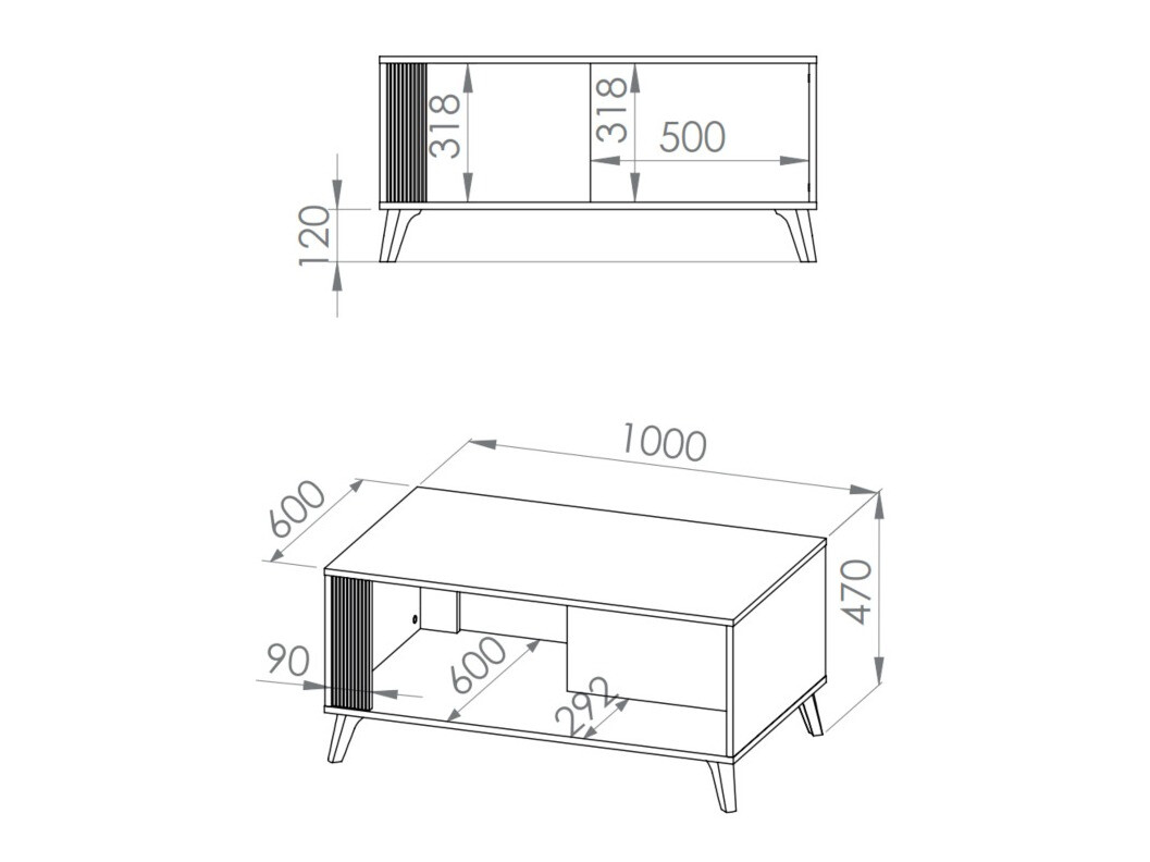 Couchtisch Madison A116