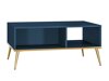 Wohnzimmer-Sets Flonovu 109 (Dunkelblau + Gold)