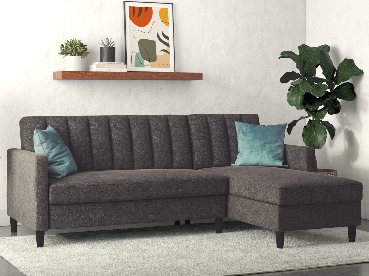 Ecksofa Tulsa 583 (Anthrazit)