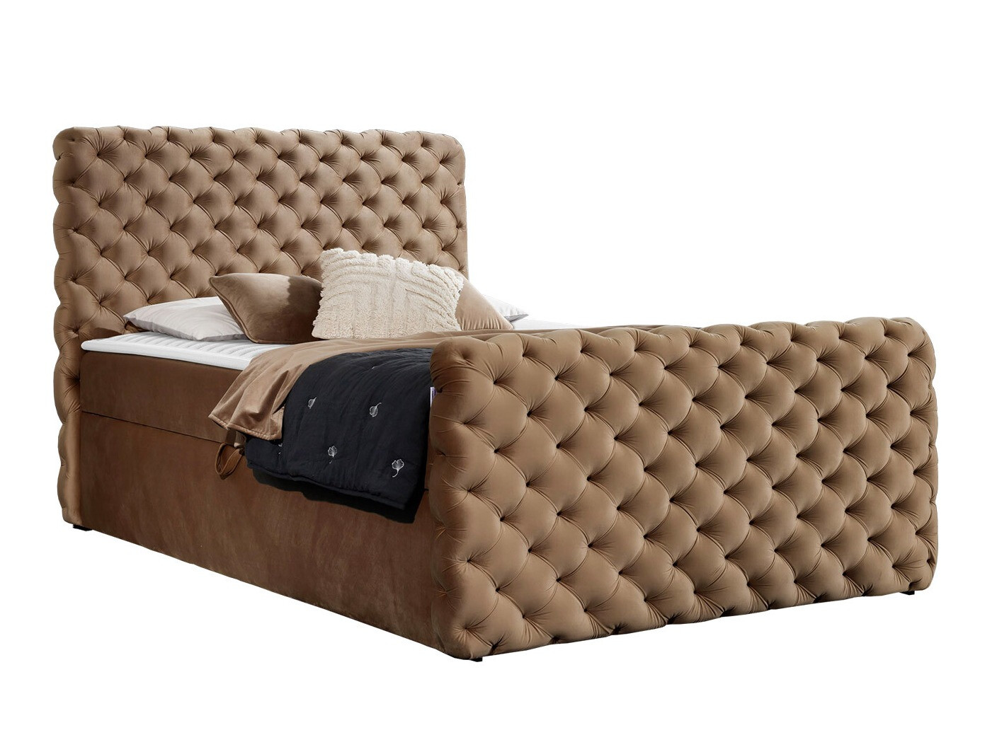 Boxspringbett Baltimore 186 (Velluto 30)