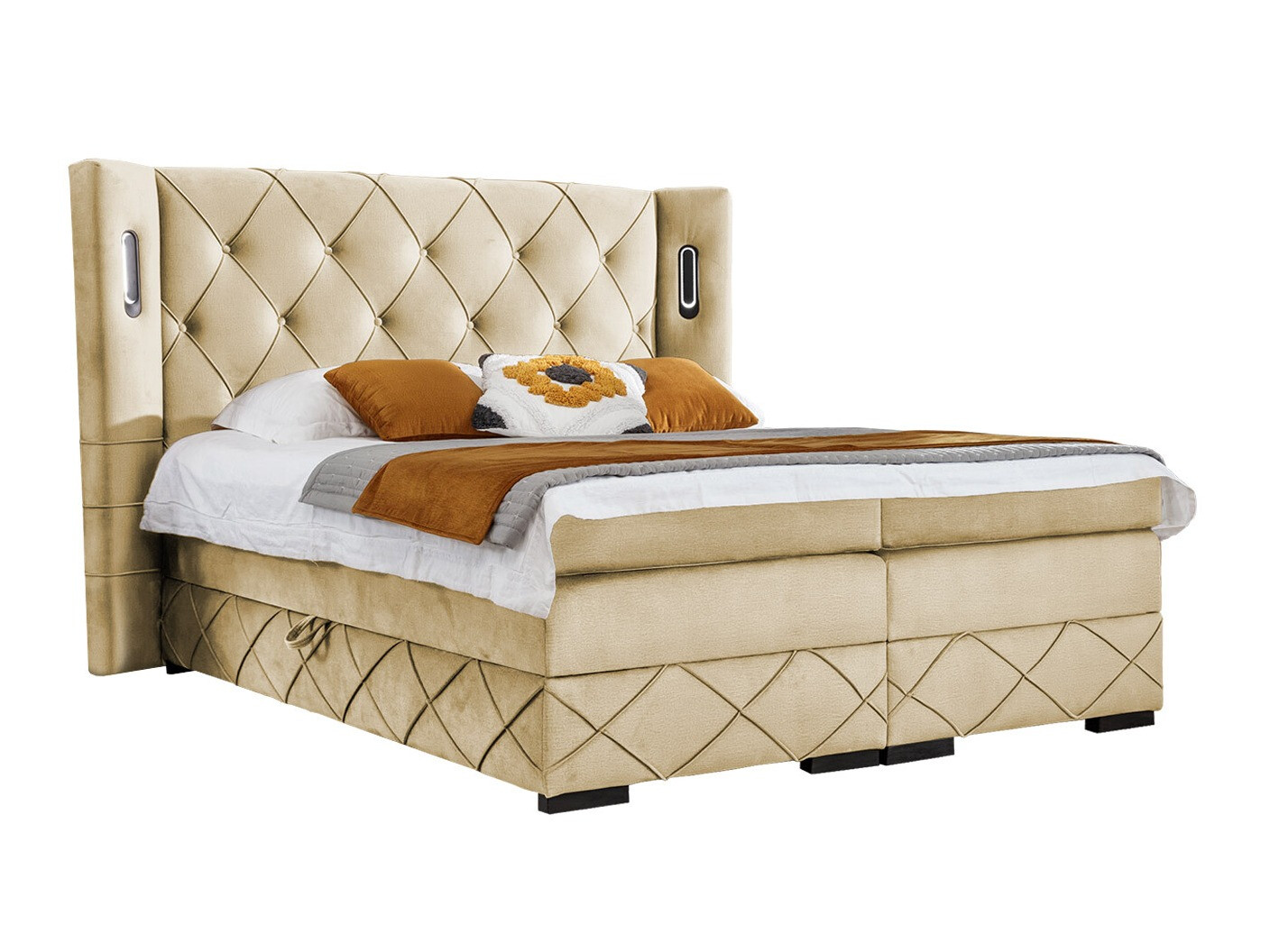 Boxspringbett Historia (Kameleon 04)