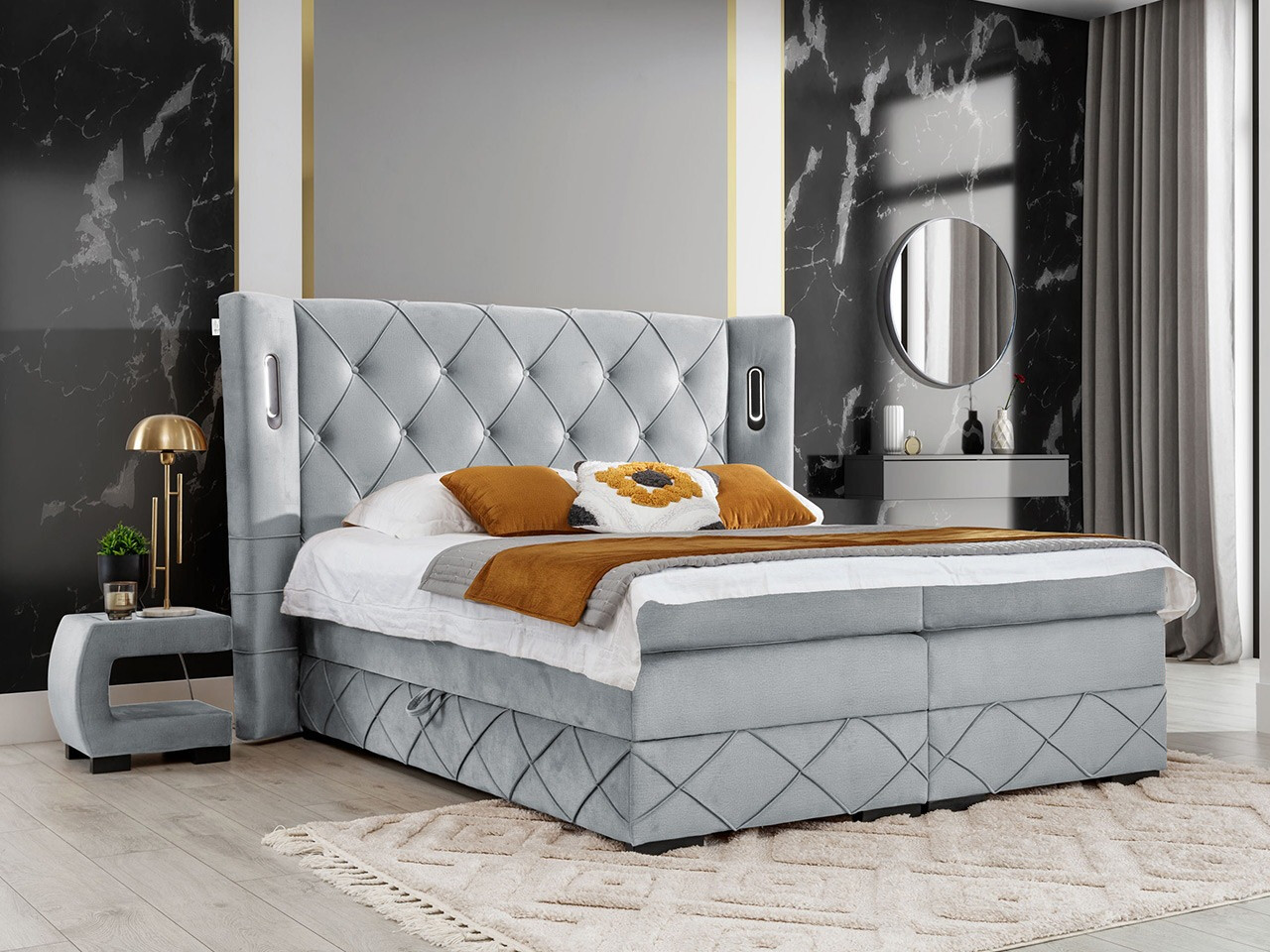 Boxspringbett Historia (Kameleon 84)