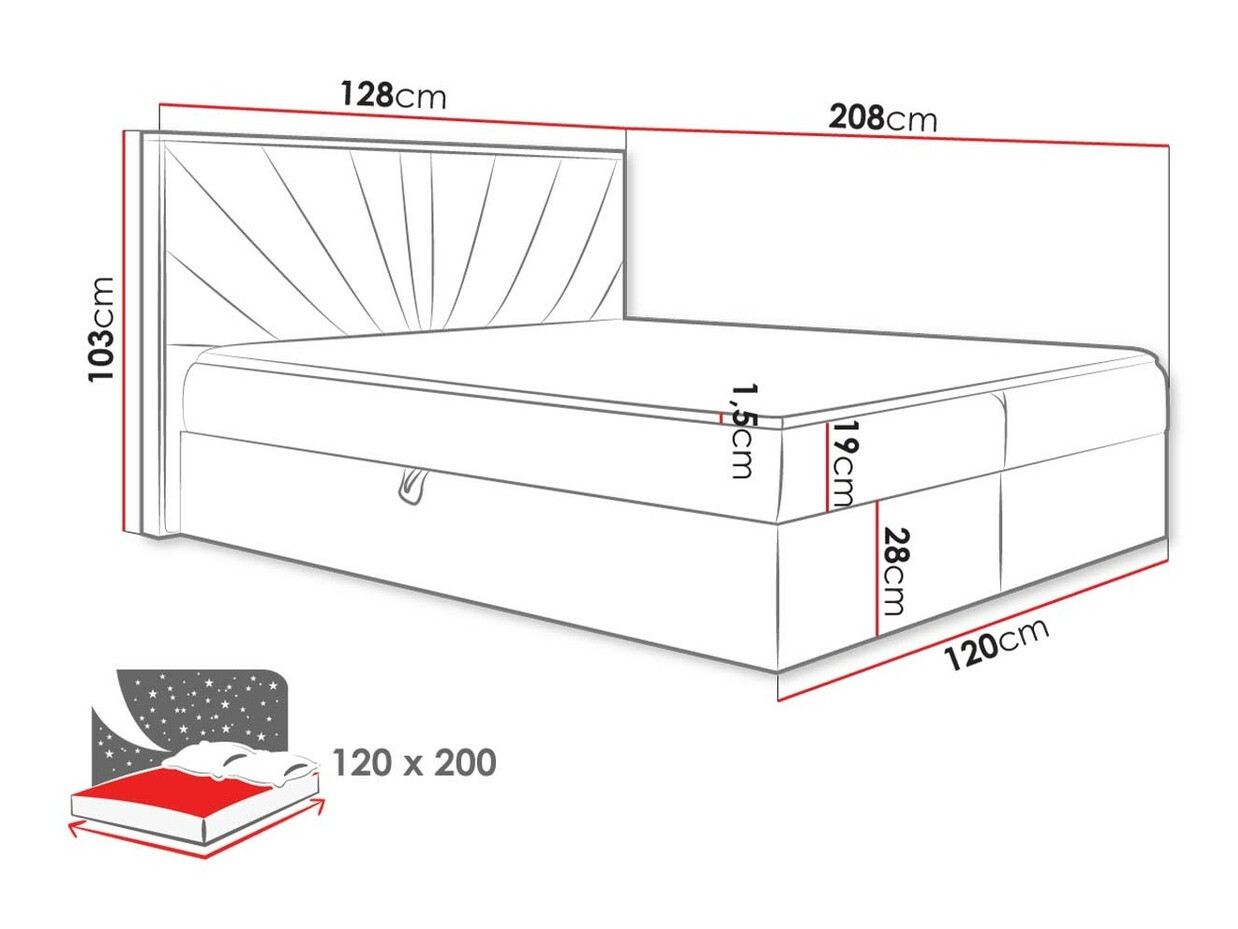 Boxspringbett Navis (Faro 14)