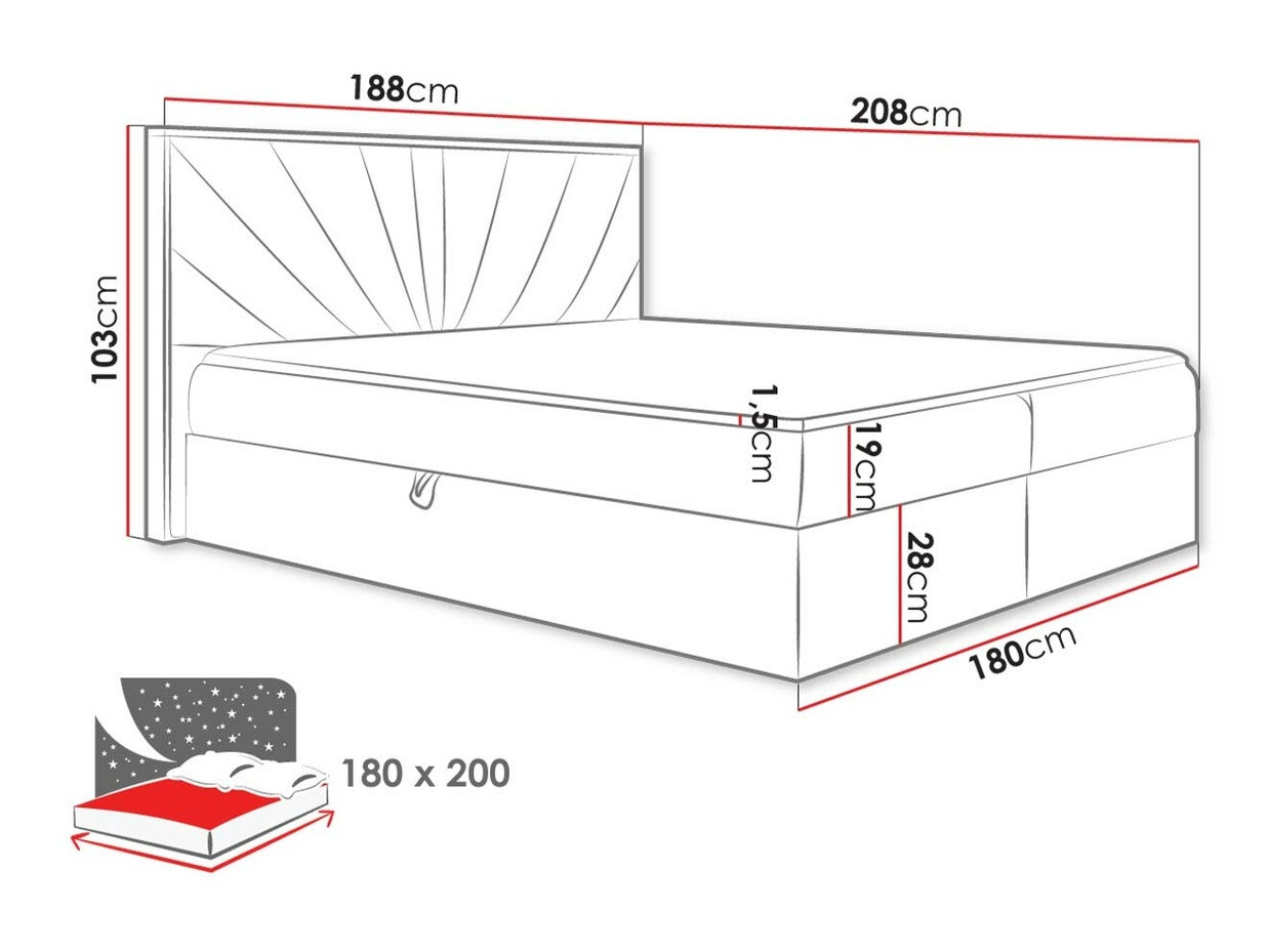 Boxspringbett Navis (Faro 5)