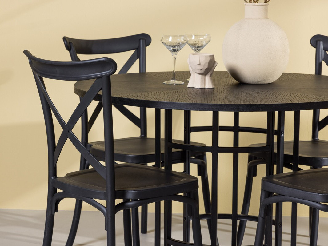 Essgruppe Dallas 3917 (Schwarz)