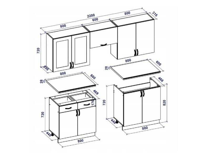 Küchenzeile Houston Lumen I