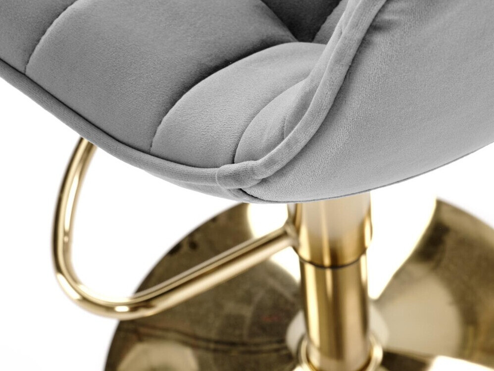 Barstuhl Houston 1441 (Grau + Gold)