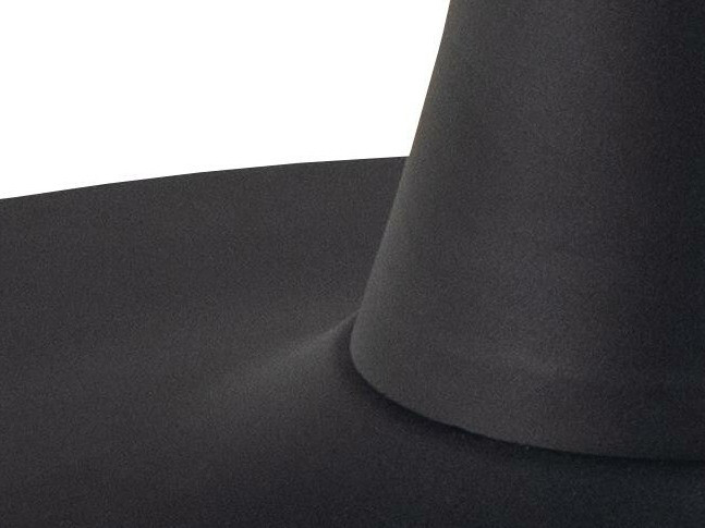 Tisch Norsica 690 (Schwarz + Schwarzer Marmor)