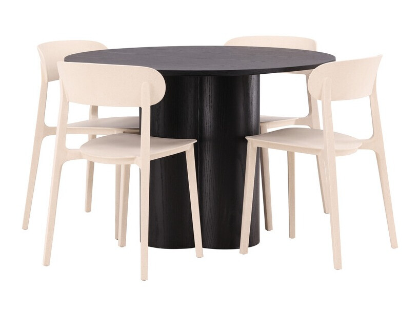 Essgruppe Dallas 3987 (Schwarz)