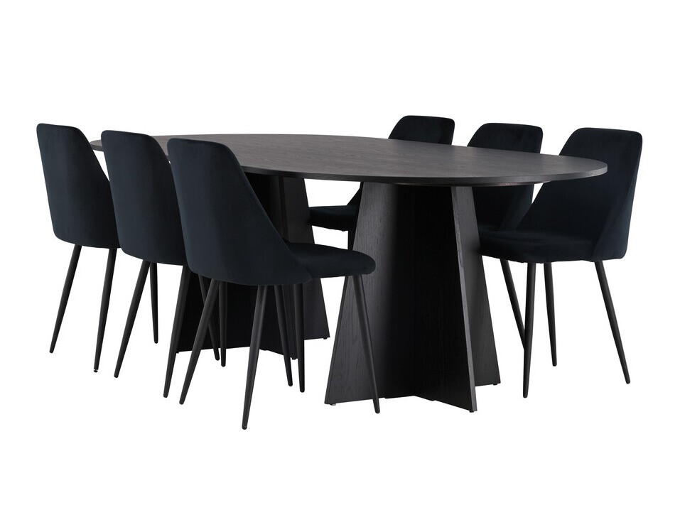 Essgruppe Dallas 4020 (Schwarz)