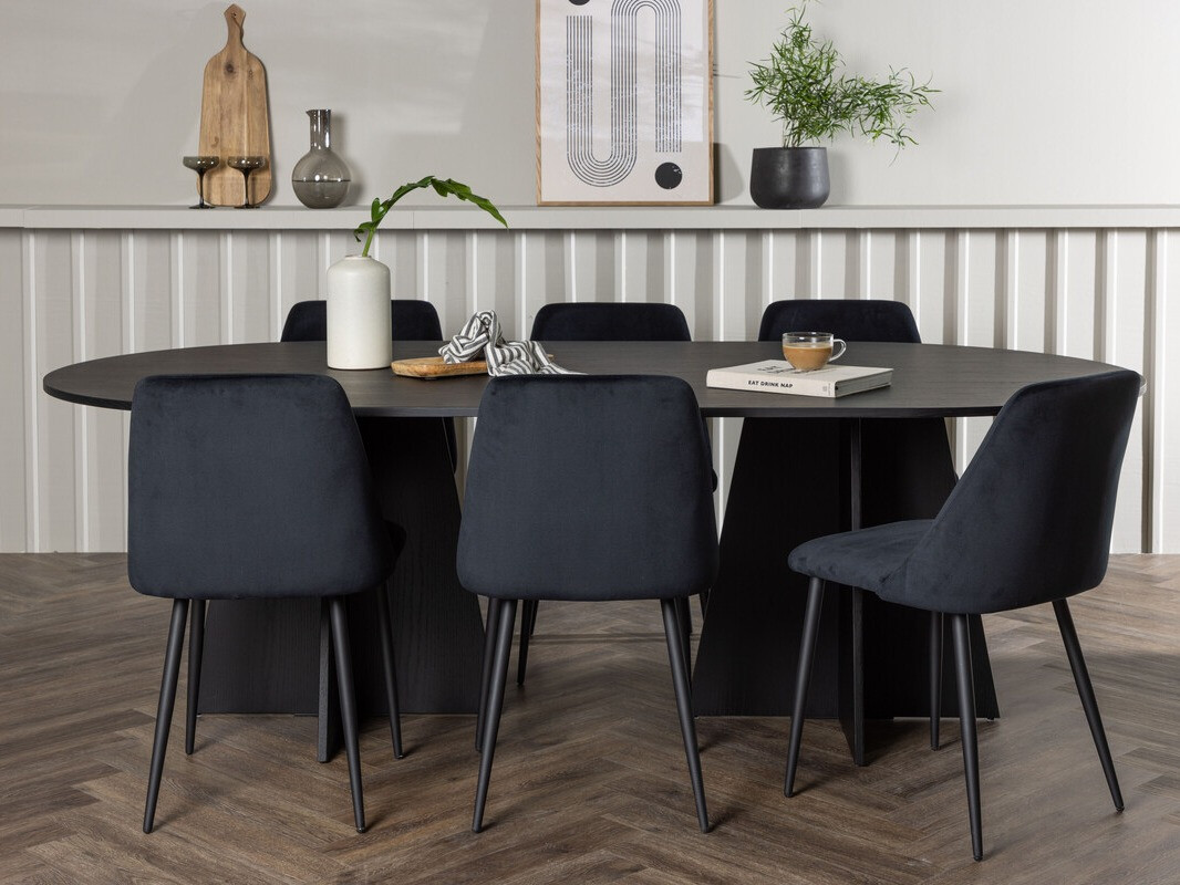 Essgruppe Dallas 4020 (Schwarz)