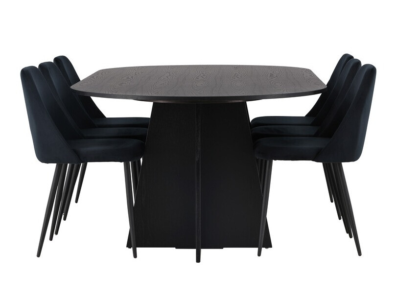 Essgruppe Dallas 4020 (Schwarz)