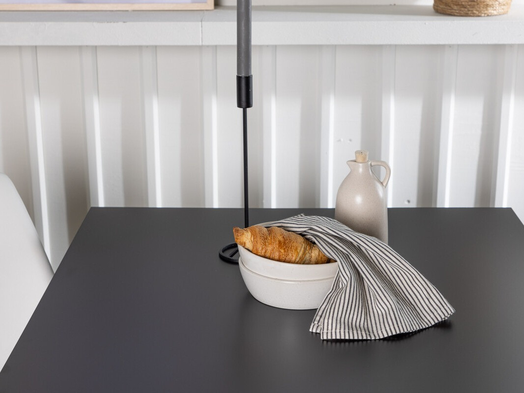 Essgruppe Dallas 4049 (Weiss + Schwarz)