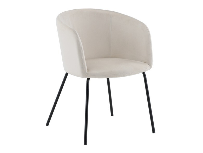 Essgruppe Dallas 4068 (Cremefarben + Schwarz)