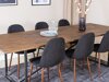Essgruppe Dallas 4076 (Schwarz + Nussholzoptik)