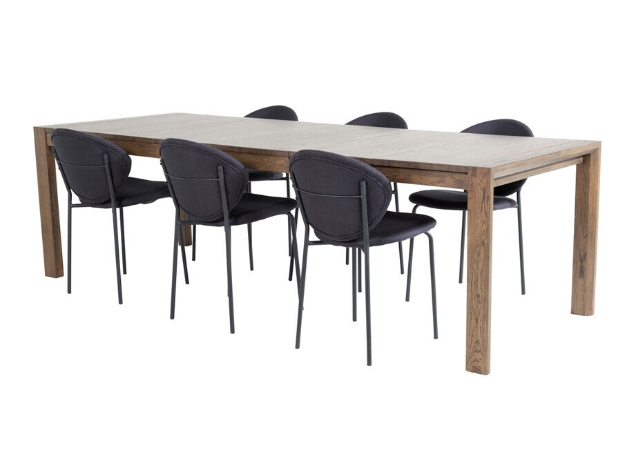 Essgruppe Dallas 3329 (Eichenholzoptik dunkel)