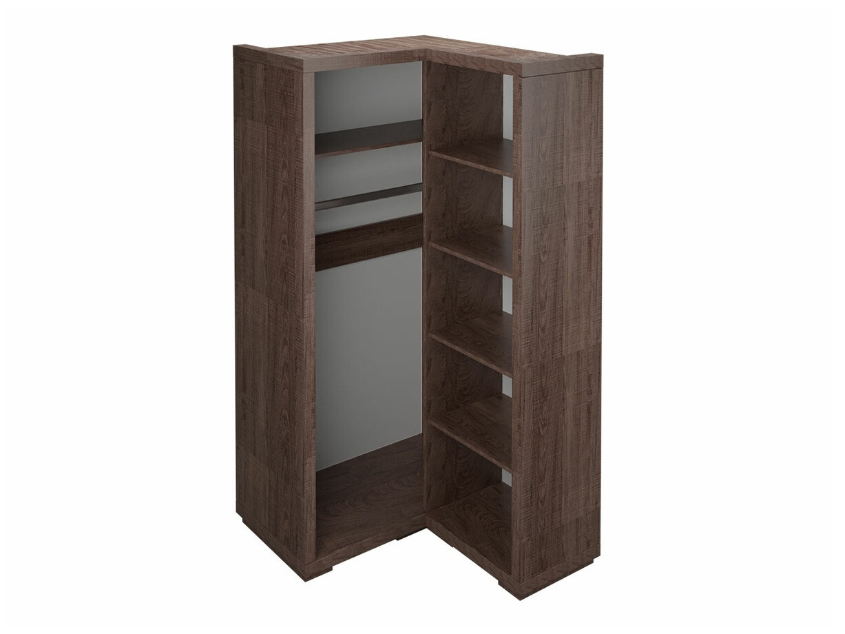 Eckkleiderschrank Fiomeri 127 (Santana Eichenholzoptik)