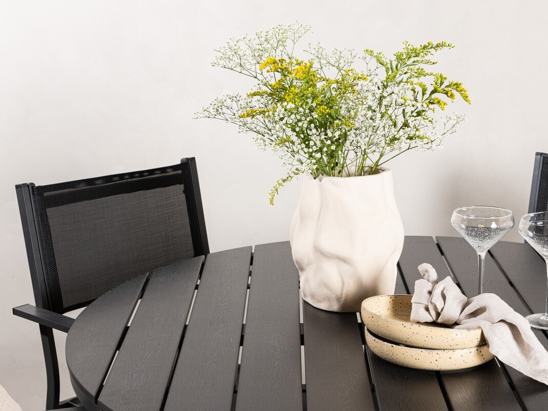 Tisch und Stühle Dallas 4088 (Schwarz)