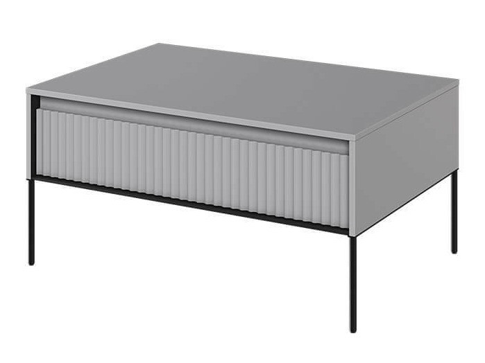Couchtisch Fernolu 110 (Grau + Schwarz)