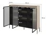 Sideboard Fernolu 108 (Beige + Schwarz)