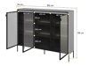 Sideboard Fernolu 108 (Grau + Schwarz)