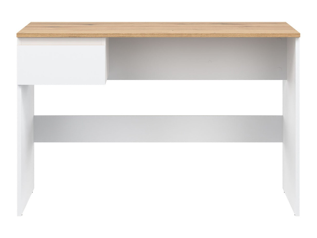 Bürotisch Catelbi 112 (Weiss + Eiche)
