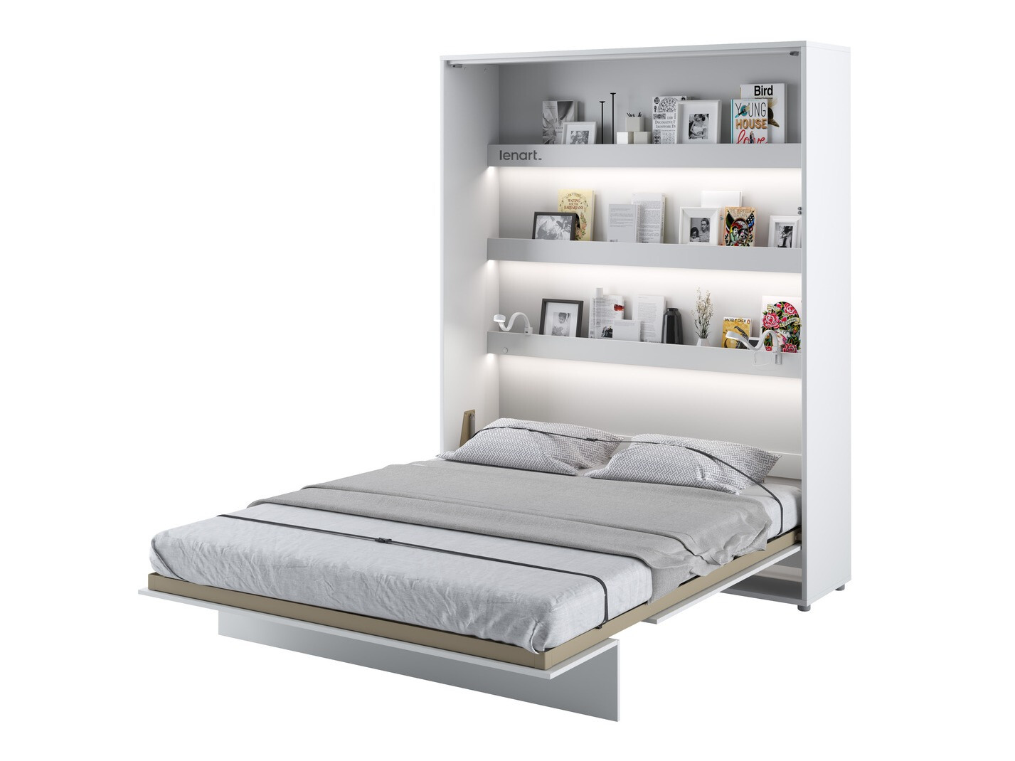 Schrankbett Concept Pro Lenart (Weiss)